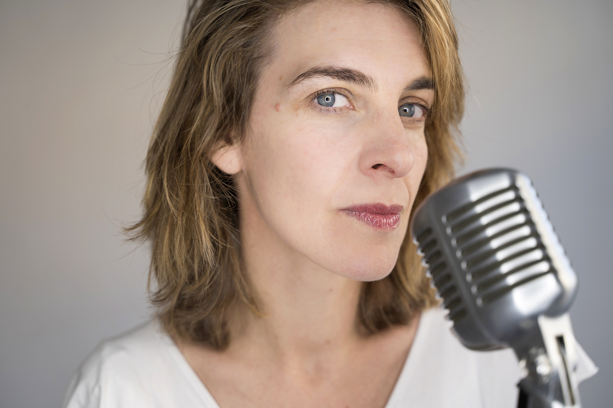 Portret rozmówcy w studio